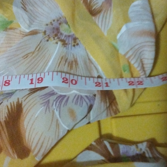 Bohemian Bishop's sleeve v-neck ruffle floral maxi - Picture 11 of 15